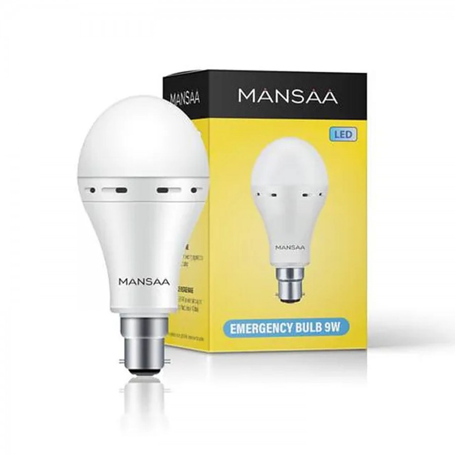 MANSAA Inverter/ Emergency LED Bulb - B22 Holder