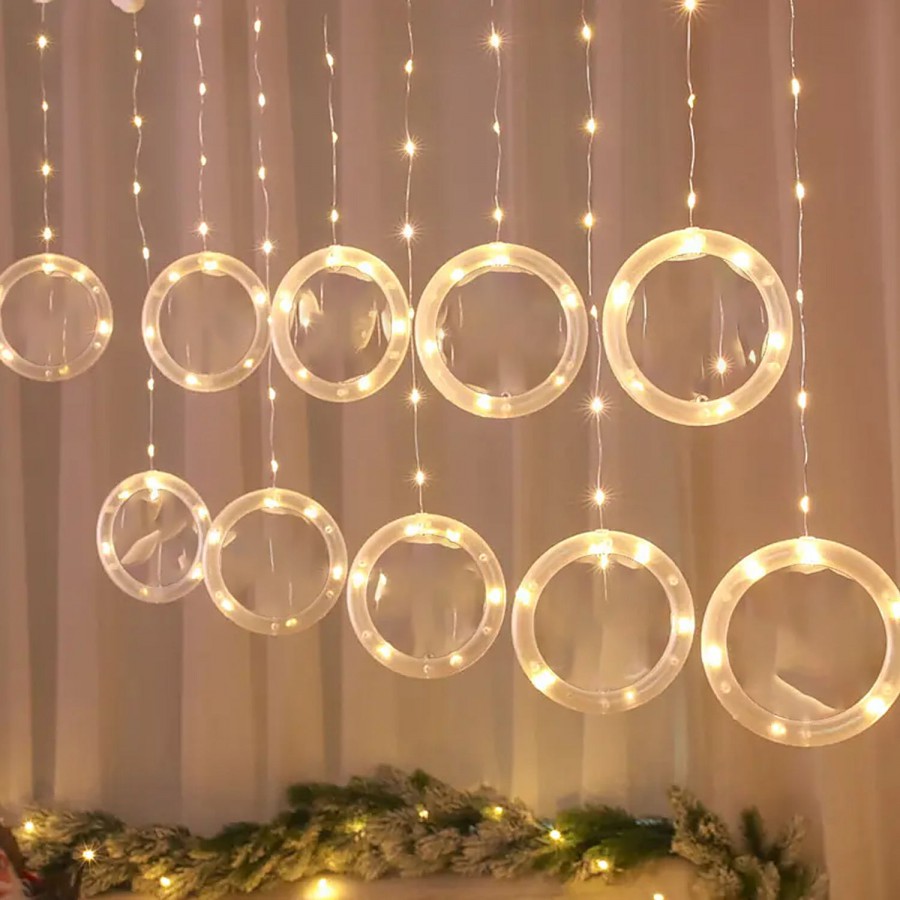 MANSAA Ring Shaped Curtain Lights