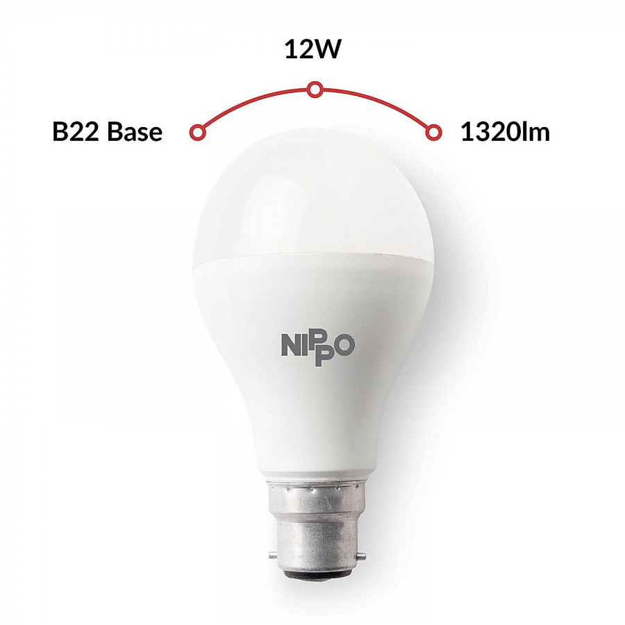 Nippo 12 W Rechargeable LED Bulb