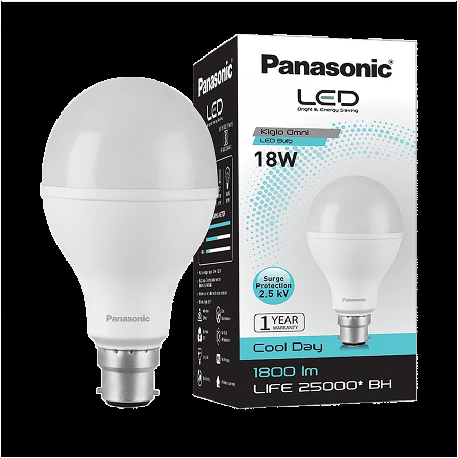 Panasonic LED 18W Bulb - B22 Base Cap