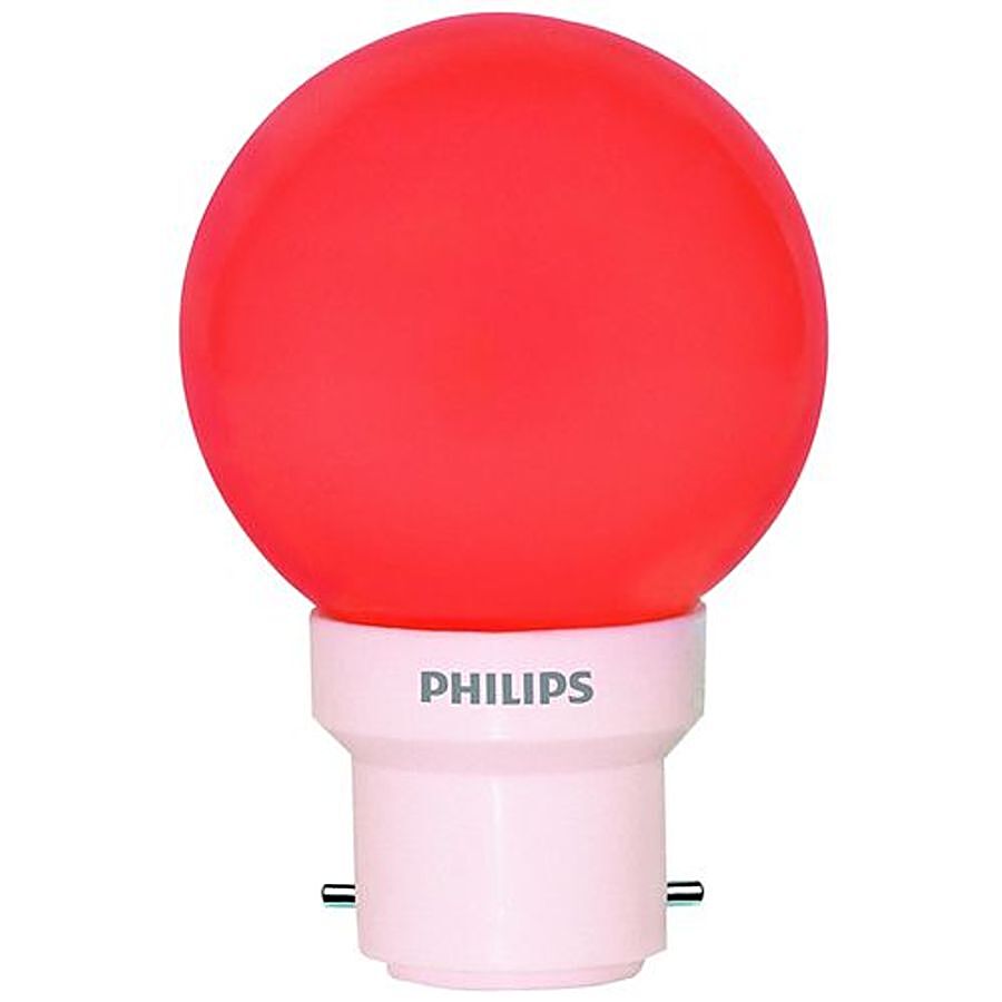 Philips Deco Mini Base B22 0.5-Watt LED Bulb - Red