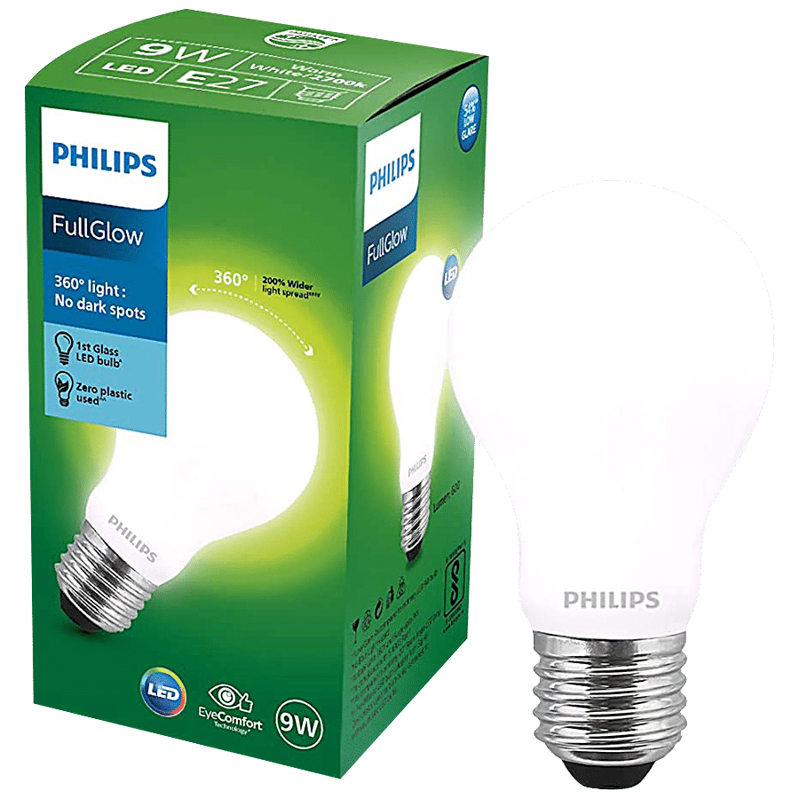 Philips Full Glow 9W LEB Bulb - White