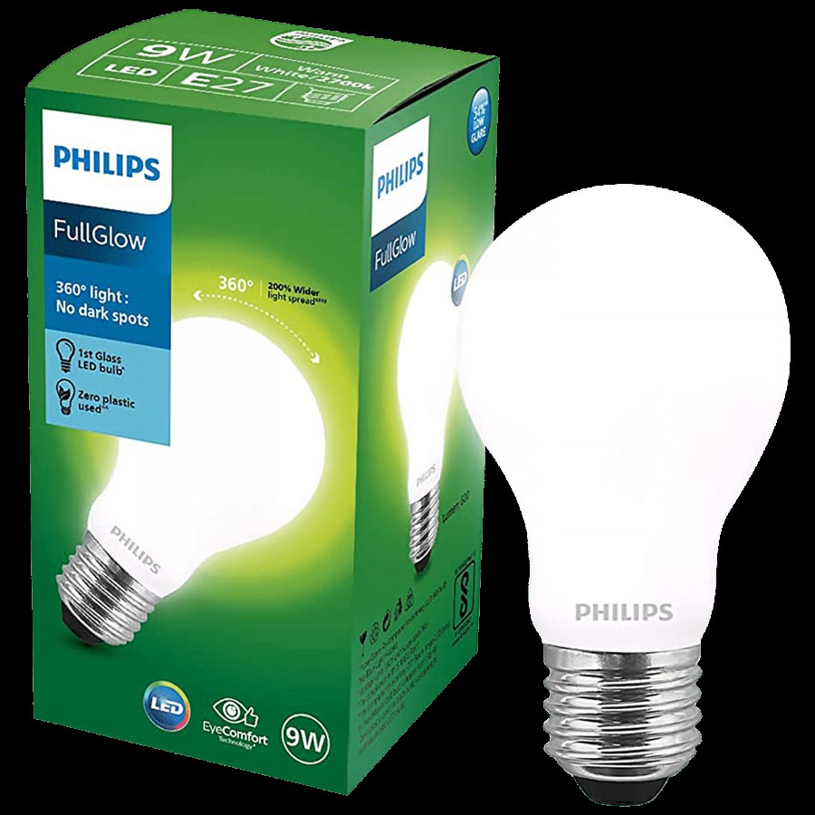 Philips Full Glow 9W LEB Bulb - White