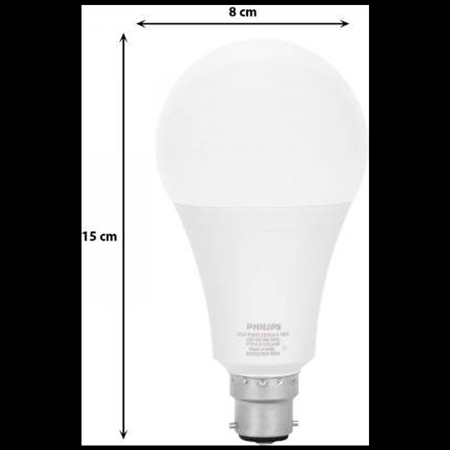 Philips Stellar Bright Led Bulb 23w B22 - Cool White/Crystal White