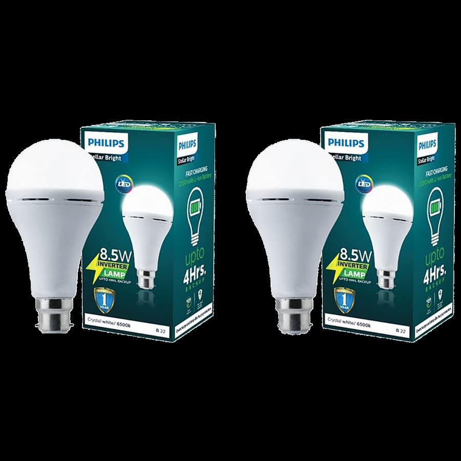 Philips Led Bulb/Inverter Lamp - 8.5W