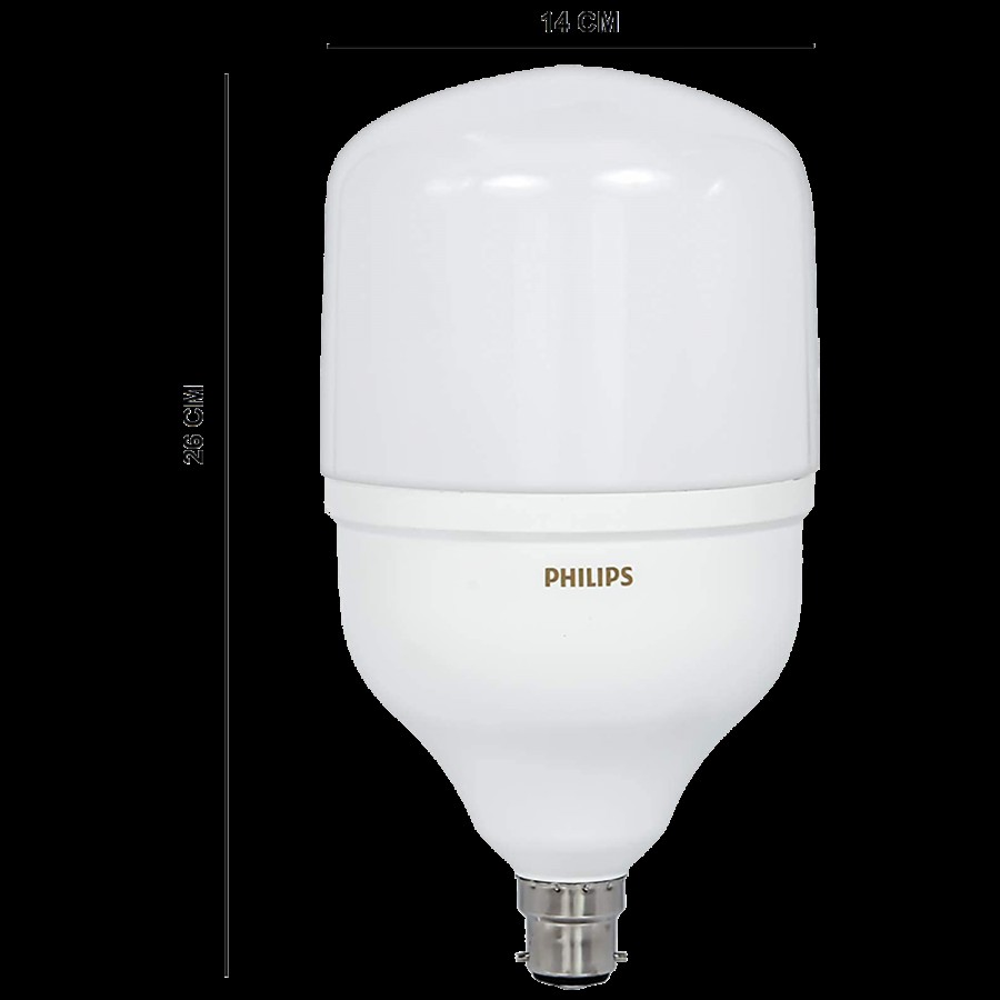 Philips Stellar Bright LED Bulb 50w B22 - Cool White/Crystal White