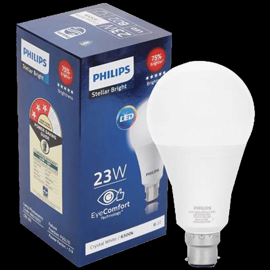 Philips Stellar Bright Led Bulb 23w B22 - Cool White/Crystal White