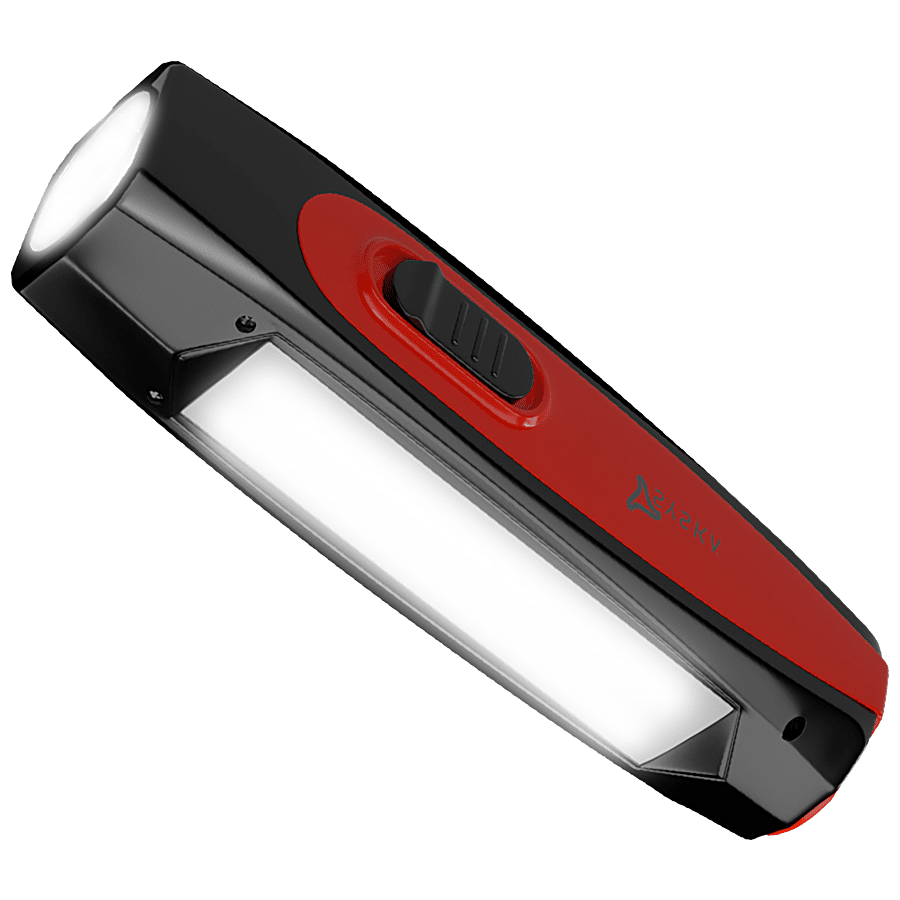 Syska T112ML Duotron Bright Rechargeable LED Torch - Strong ABS Body