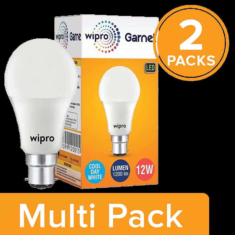 Wipro Garnet LED Bulb -12 Watt