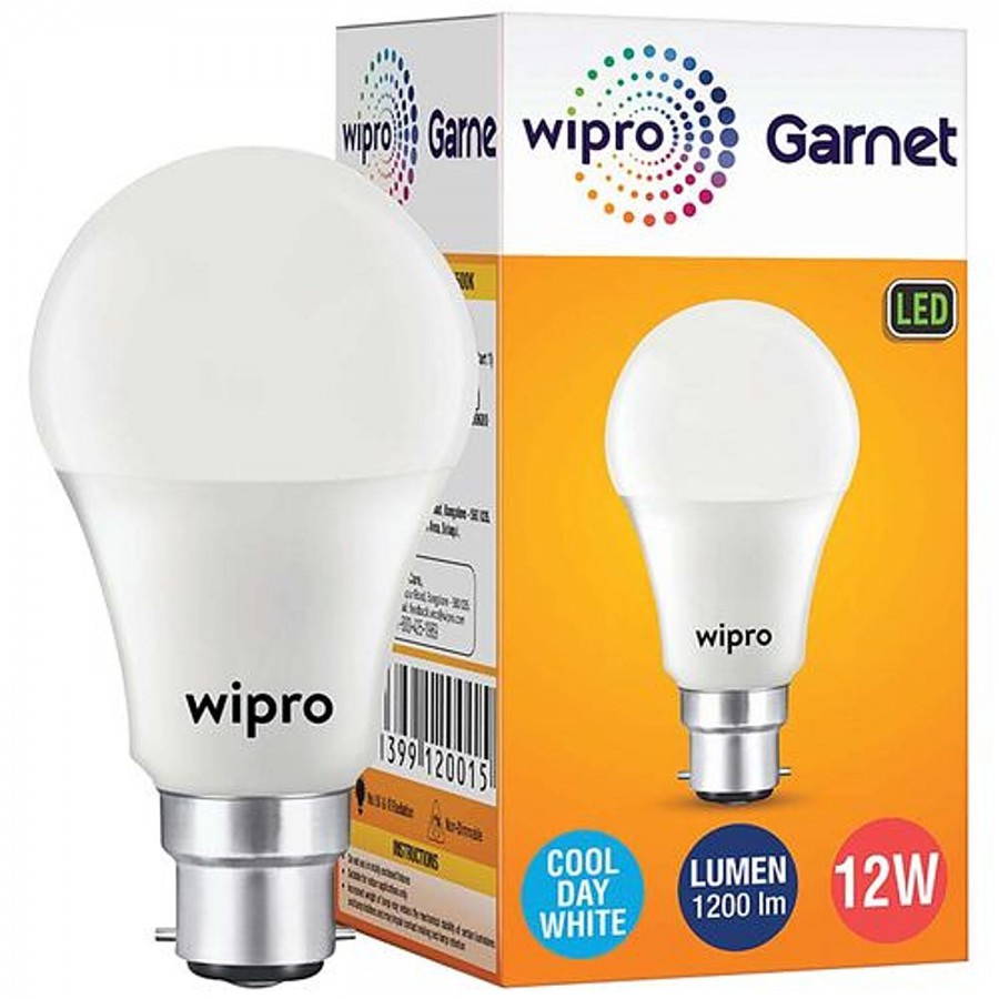 Wipro Garnet LED Bulb -12 Watt