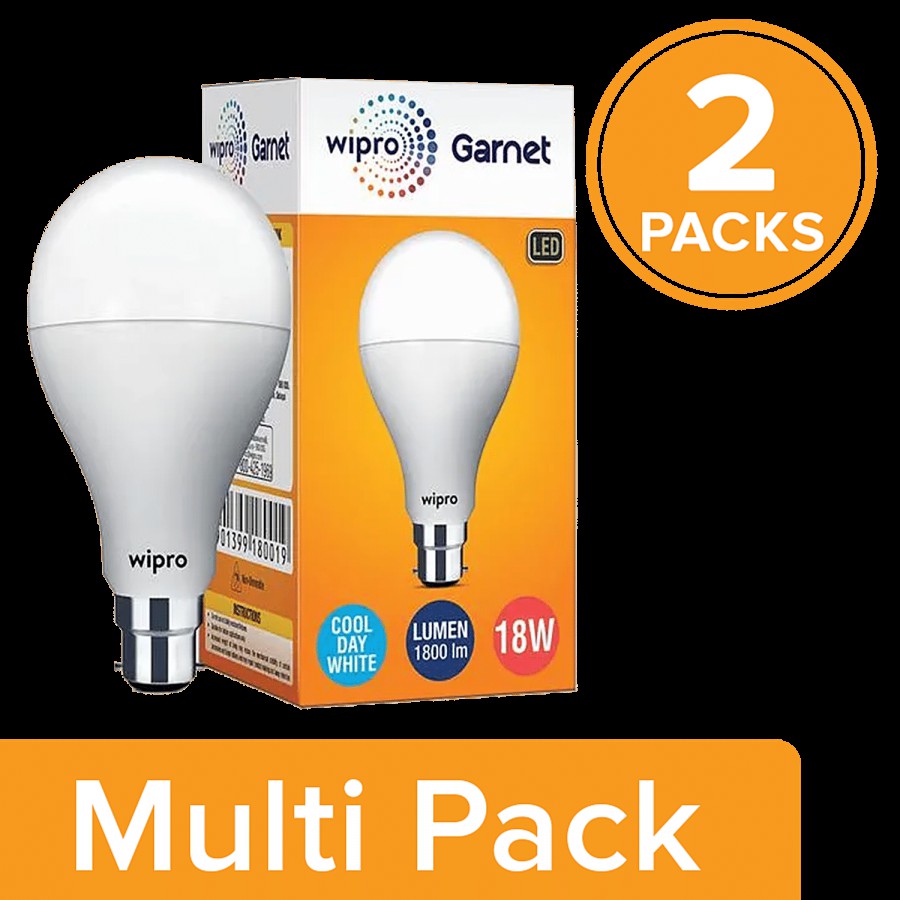 Wipro Garnet LED Bulb - 18 Watt