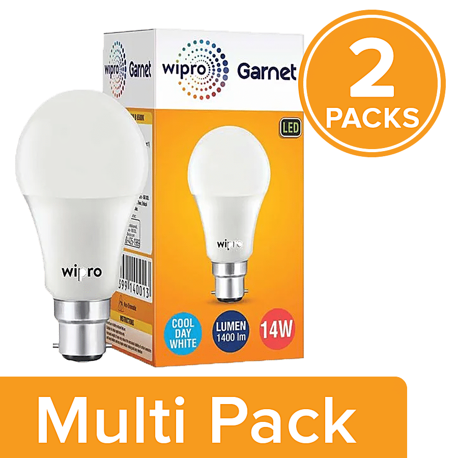 Wipro Garnet LED White Bulb - 14 Watt