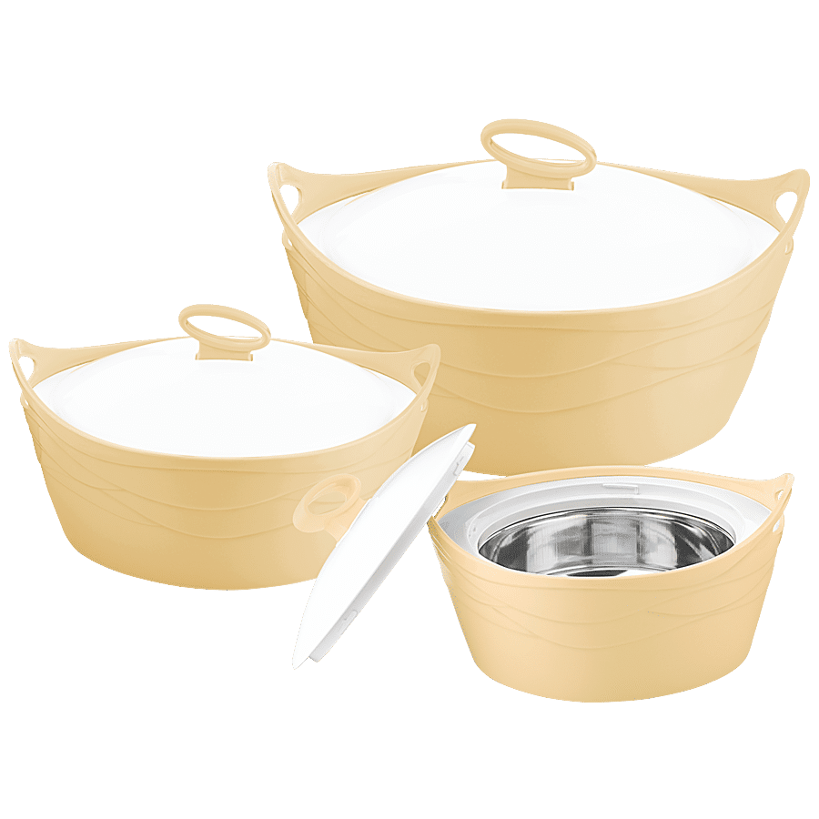 Asian Insulated Plastic Casserole For Roti/Chapati - Flamingo Deluxe