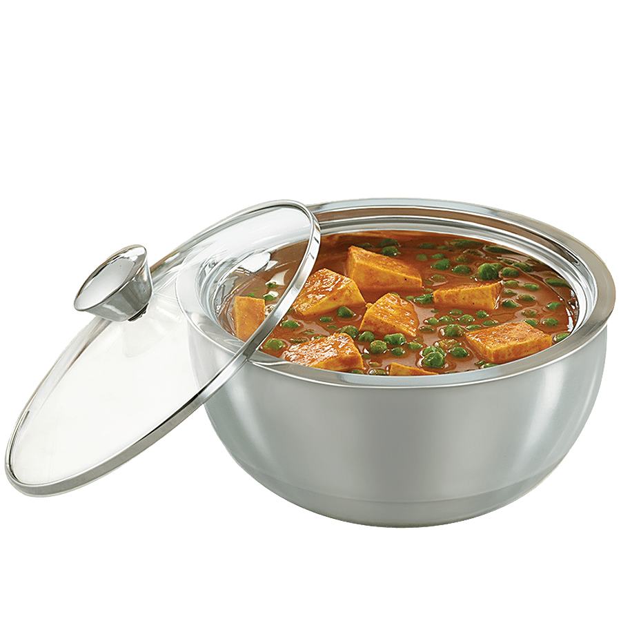 Borosil Stainless Steel Casserole - Double Insulated