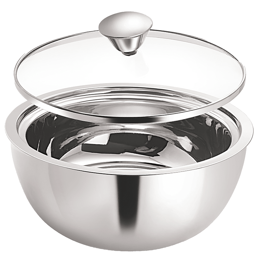 Borosil Stainless Steel Curry Server - Double-Walled