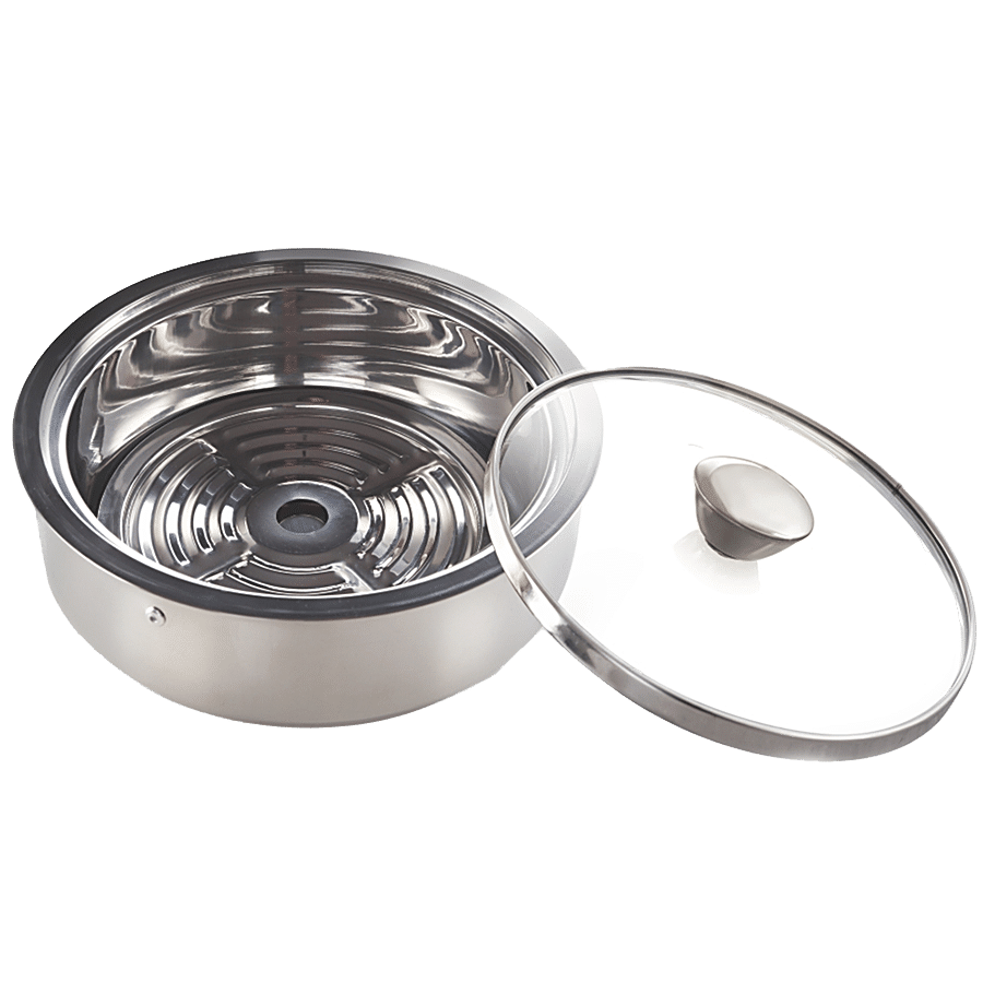 Borosil Stainless Steel Roti Server - Insulated