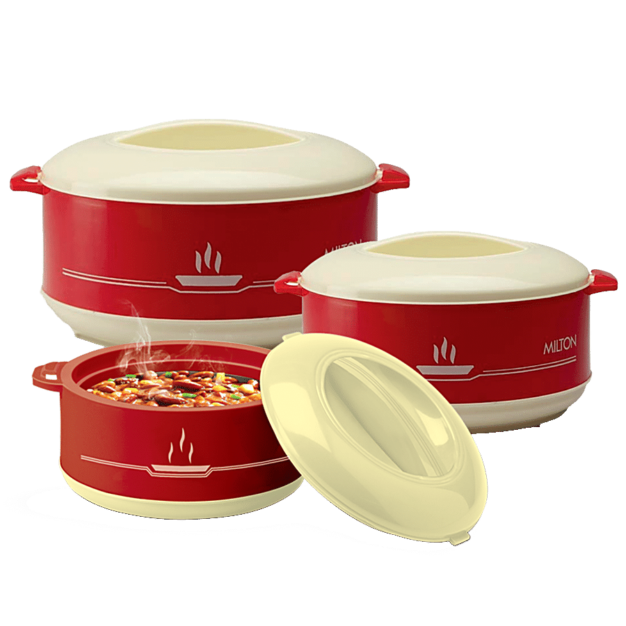 Milton Junior Buffet Casserole For Roti/Chapati Gift Set - Red