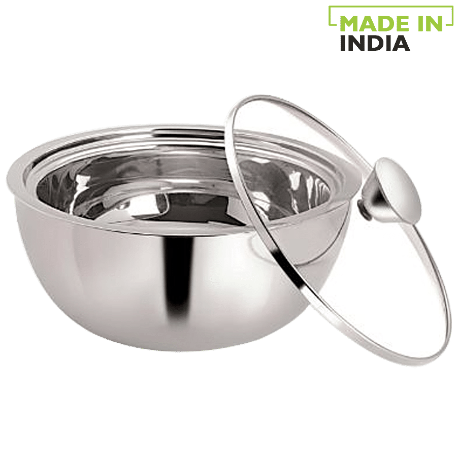 NanoNine Stainless Steel Insulated Casserole For Roti/Chapati - Serving Gravy Pot