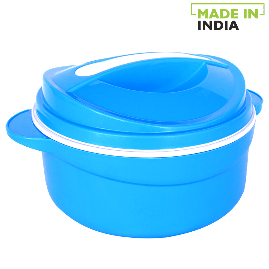 Princeware Micro Delight Casserole For Roti/Chapati - Blue Colour