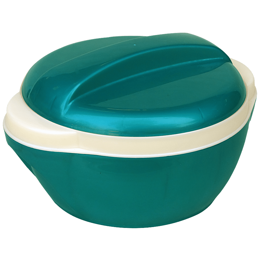 Princeware Pluto Casserole For Roti/Chapati - Turquoise Blue With Steel Lid