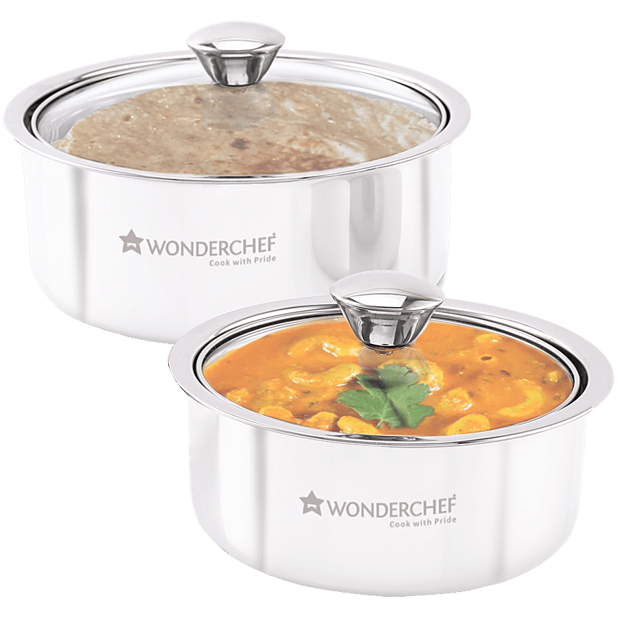 Wonderchef Casserole Set - With Lid