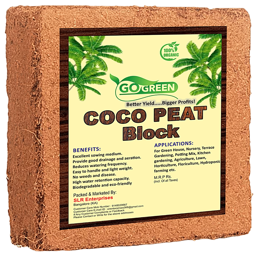 Go Green Coco Peat Block