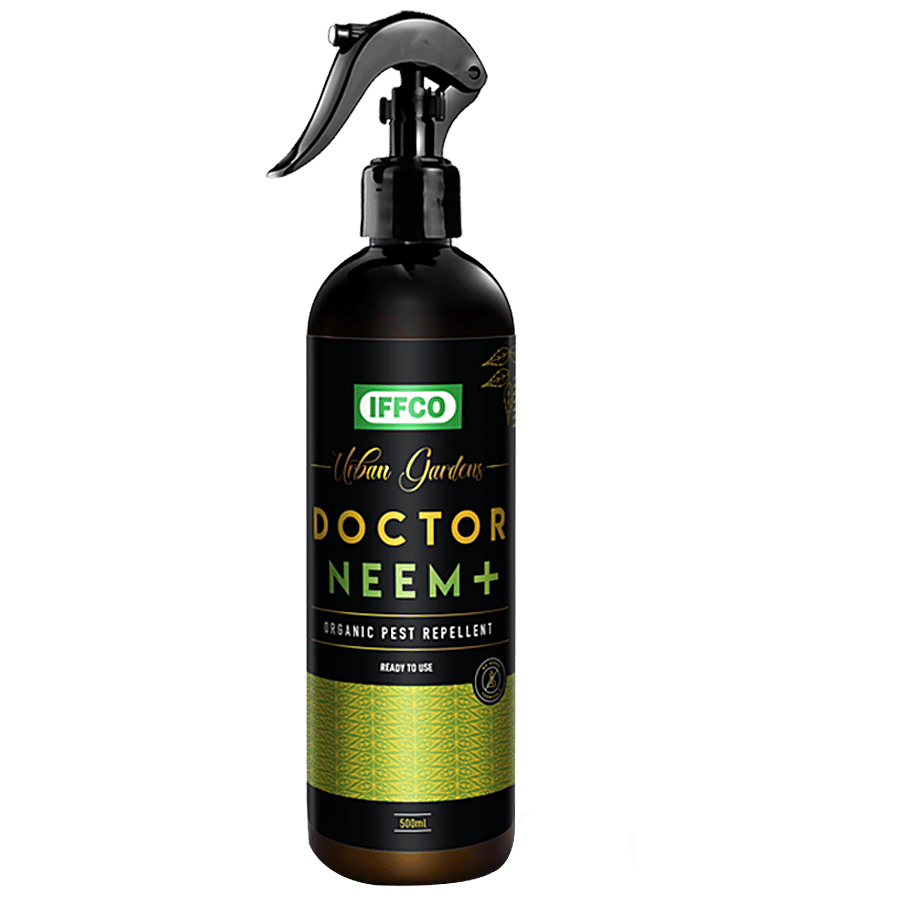 IFFCO Urban Gardens Doctor Neem+ Organic Pest Repellent Spray - Protects Plants