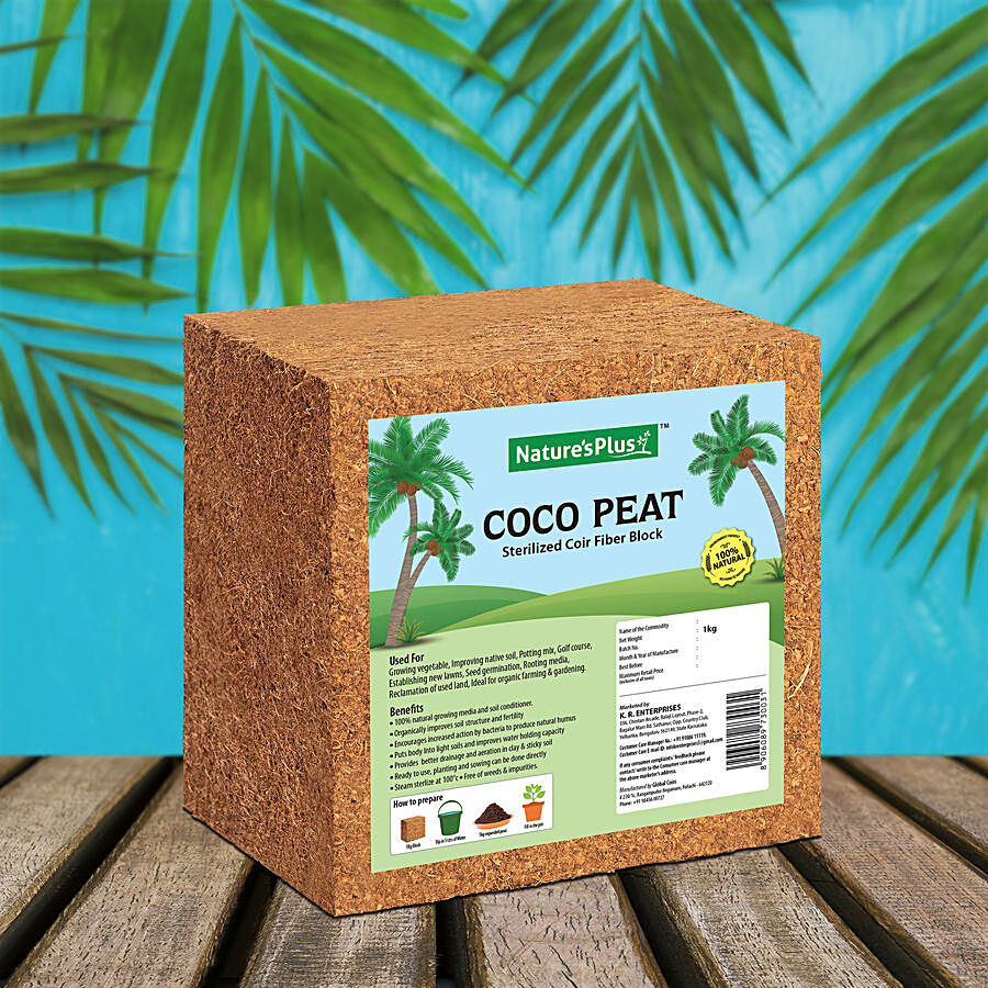 NATURES PLUS Coco Peat Block