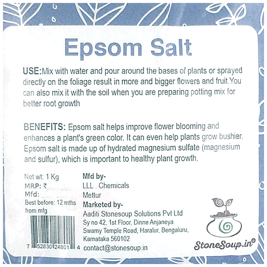 Stonesoup Epsom salt