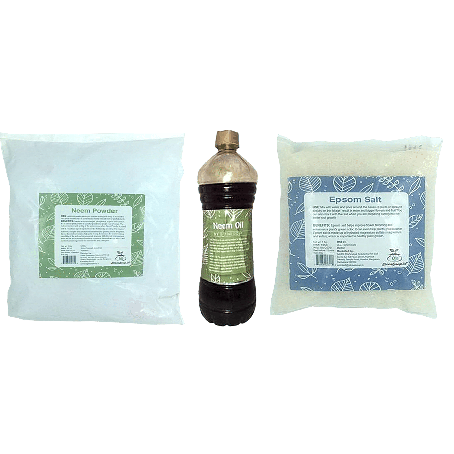 Stonesoup Garden Essential Combo Kit - Epsom Salt