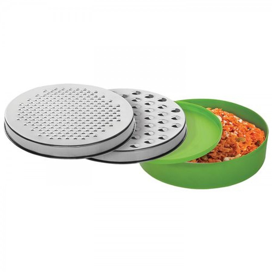 Anjali Halwa Grater With Container - Green