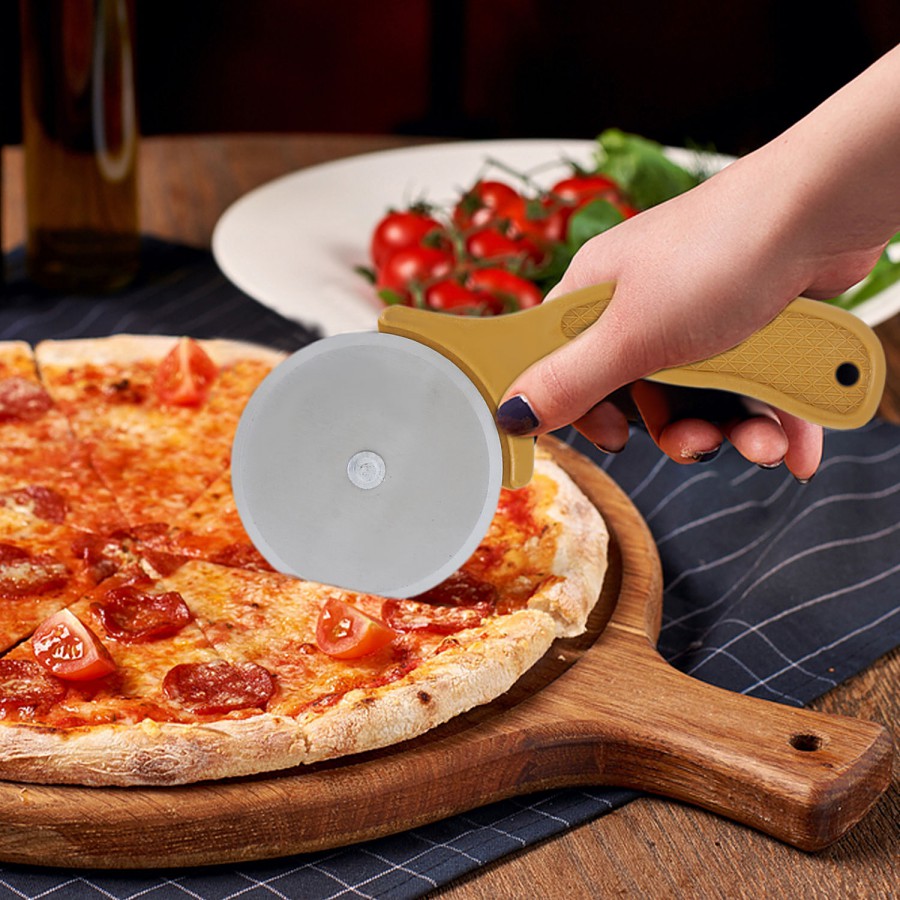 Anjali Pizza Cutter - Brown