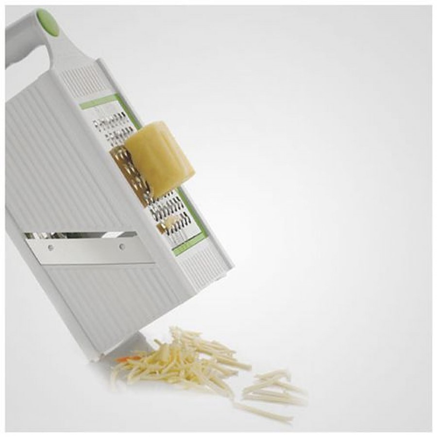 Apex 4 in 1 Slicer/Grater - Ivory White & Green