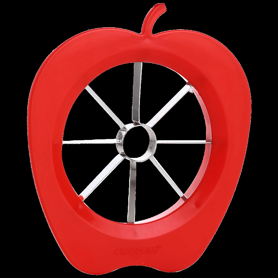 Crystal Apple Cutter - Red