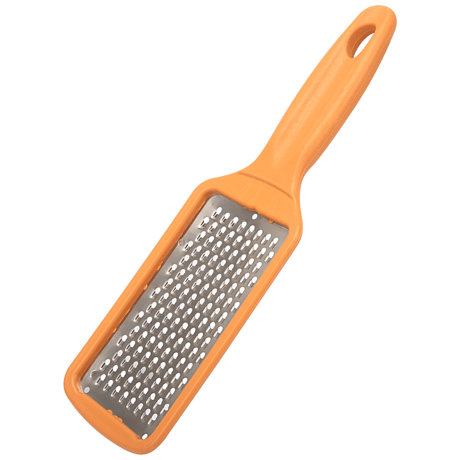 Fackelmann Happy Kitchen Stainless Steel Cheese Grater with Plastic Handle