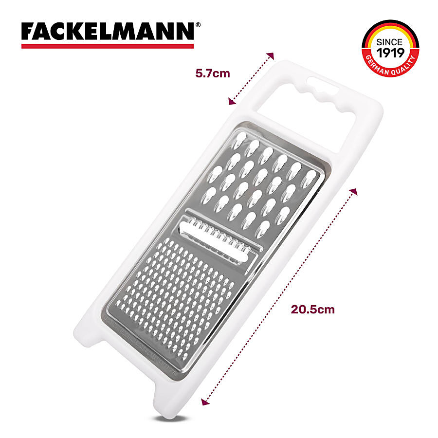 Fackelmann Stainless Steel Universal Grater with Plastic Handle