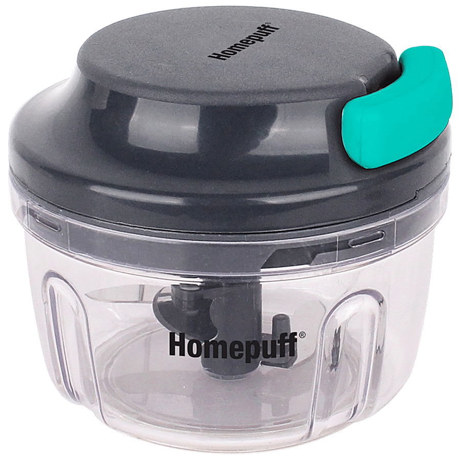 Home Puff Fruit & Vegetable Chopper - 3 Sharp Stainless-Steel Blades