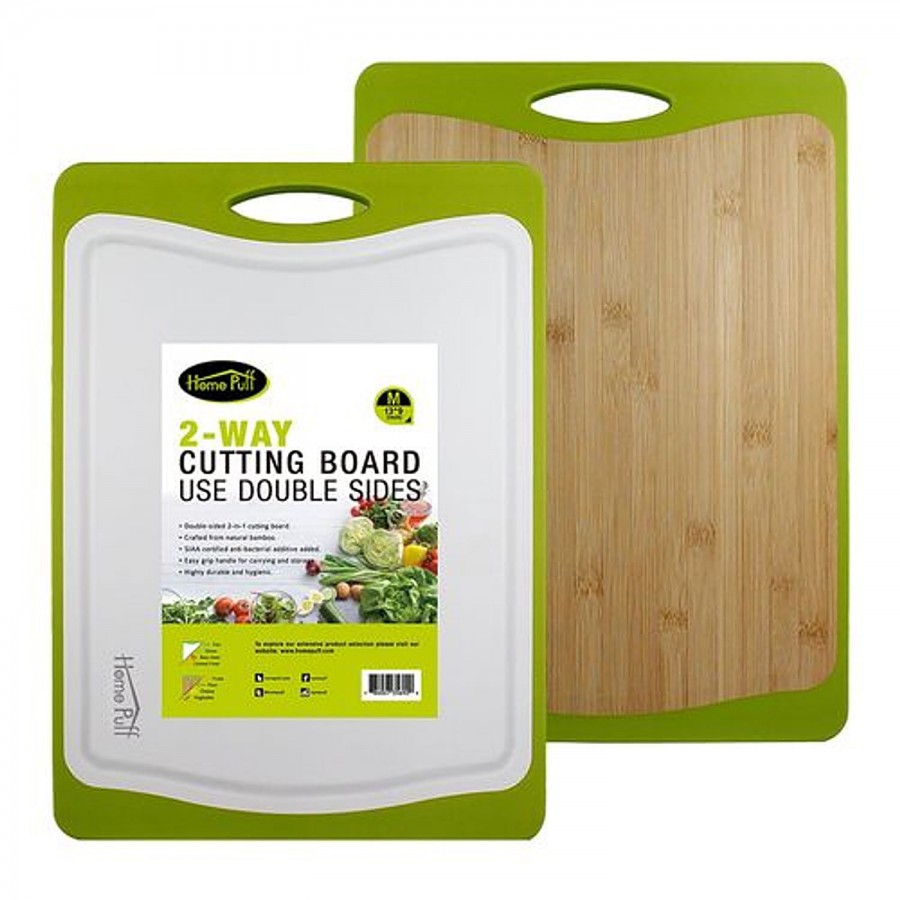 Home Puff Premium Vegetable/Fruit Cutting Chopping Board - Green