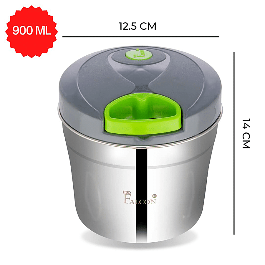 Pdd Falcon Stainless Steel Vegetable Chopper - Green