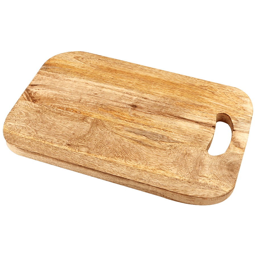 Segovia Wooden Regular Cutting/Chopping Board Cum Serving Platter - BPA Free