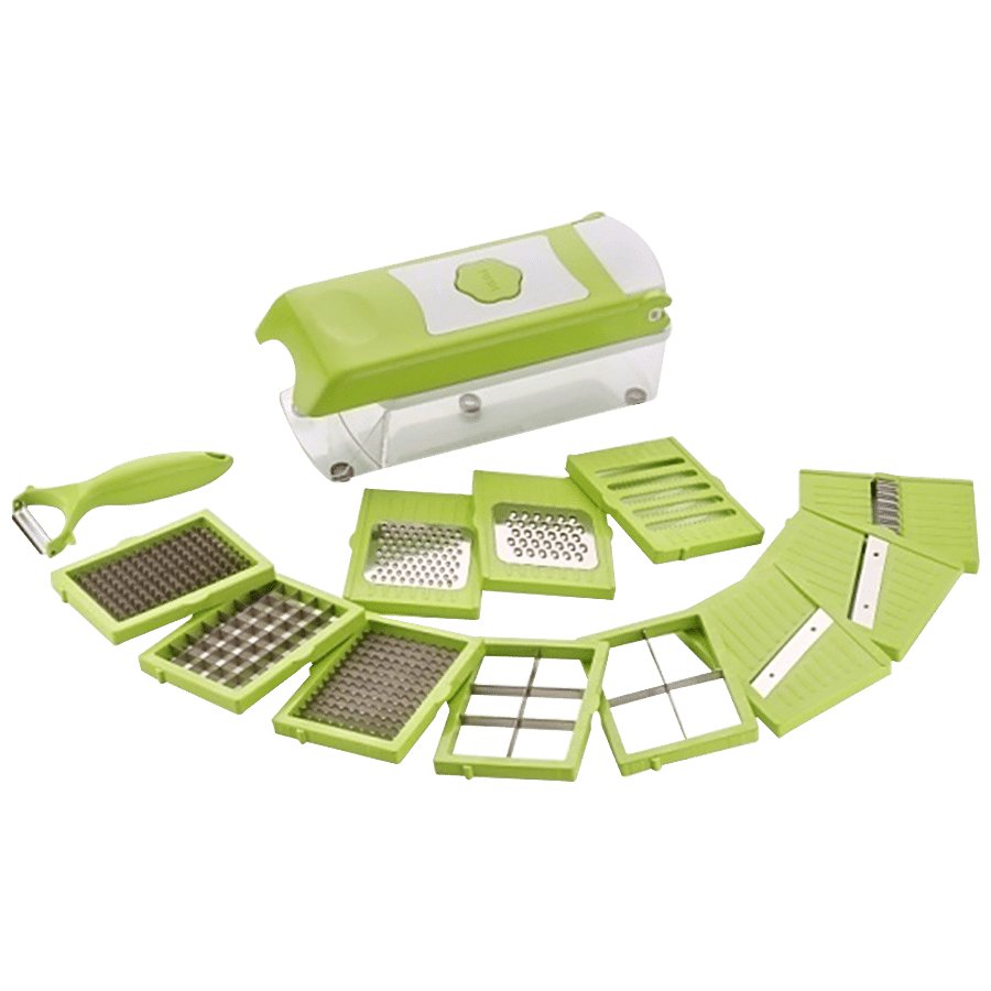 Triones 12 in 1 Nicer Dicer Vegetable & Fruit Cutter - Green