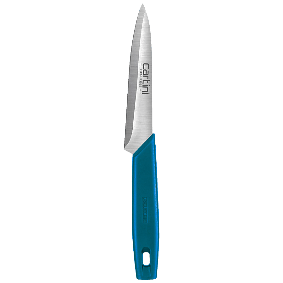 Cartini by Godrej Stainless Steel Easy Chopping Knife With Blue Handle