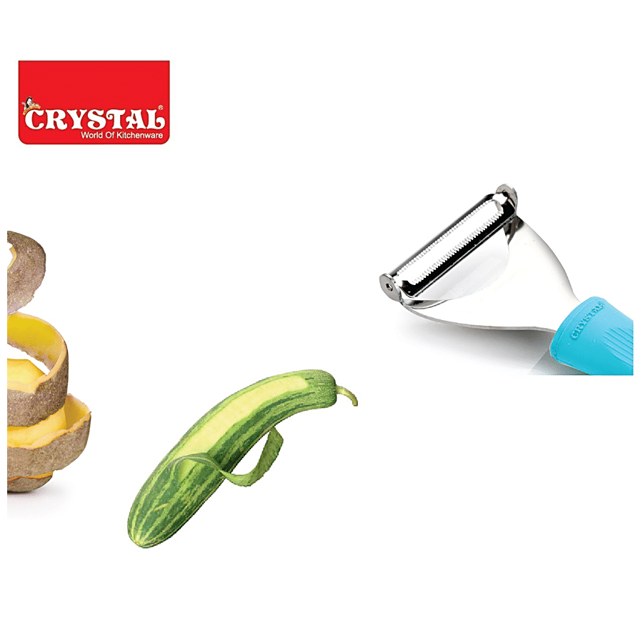 Crystal SS SUPER SWIVEL PEELING KNIFE