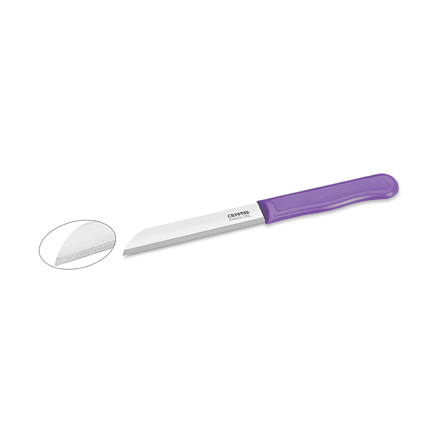 Crystal Sleek Stainless Steel Knife - Sharp Blades