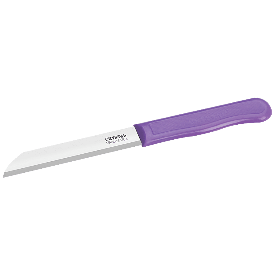 Crystal Sleek Stainless Steel Knife - Sharp Blades