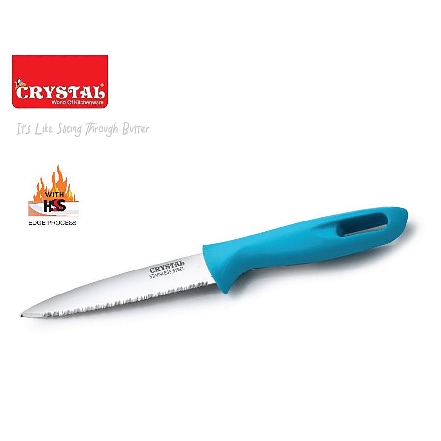 Crystal Stainless Steel All-Purpose Knife - With Comfortable Grip