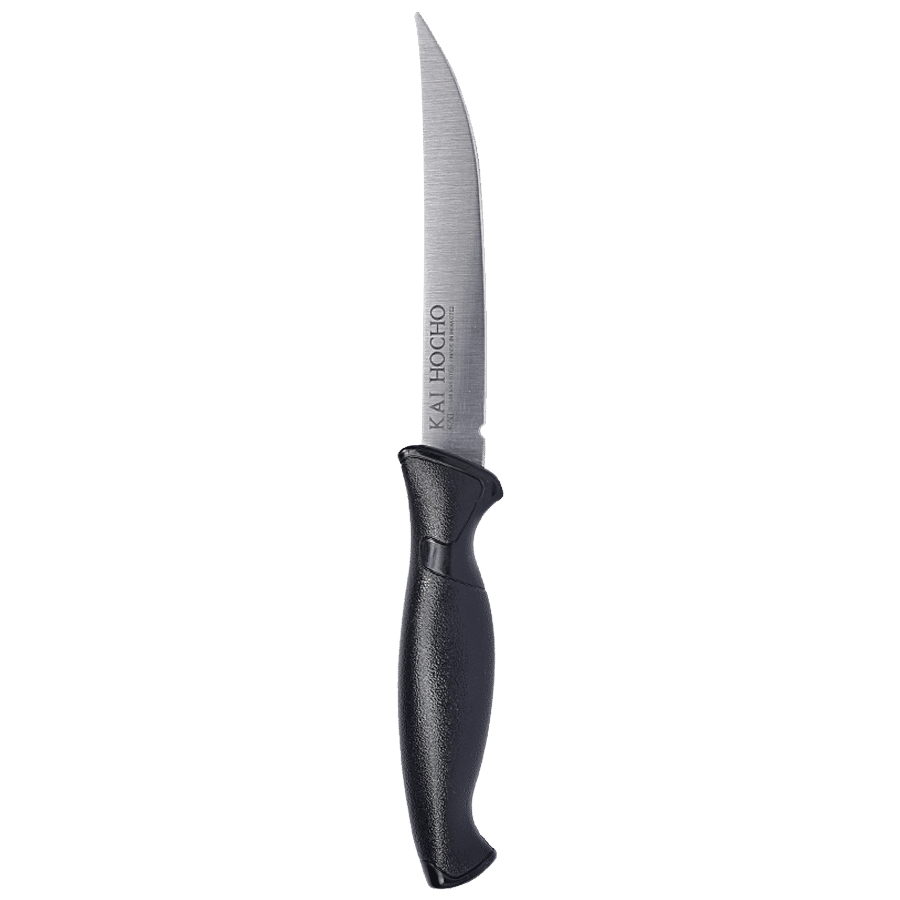 KAI Stainless Steel Slicing Kitchen Knife - Black