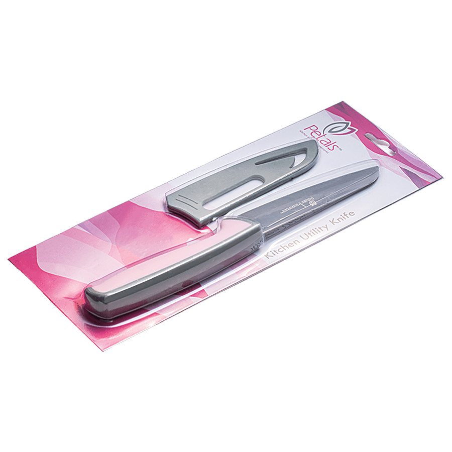 Petals Utility Knife With Blade Protector - 21cm