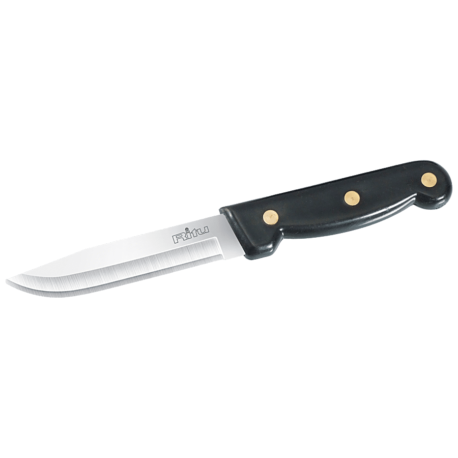 Ritu 3 Rivet Handle Pointed Knife - 8"