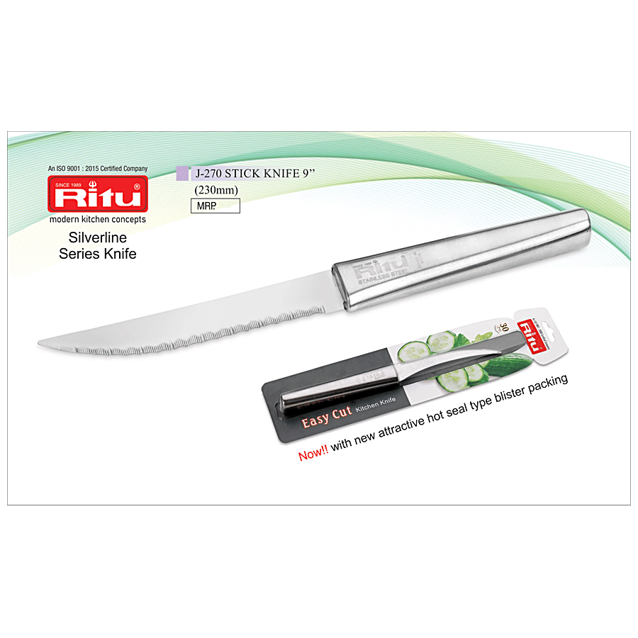 Ritu Stainless Steel Stick Knife - 23 cm